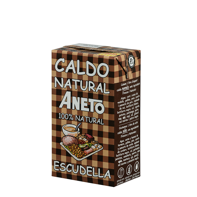 CALDO NATURAL DE ESCUDELLA BRICK 6/1l.